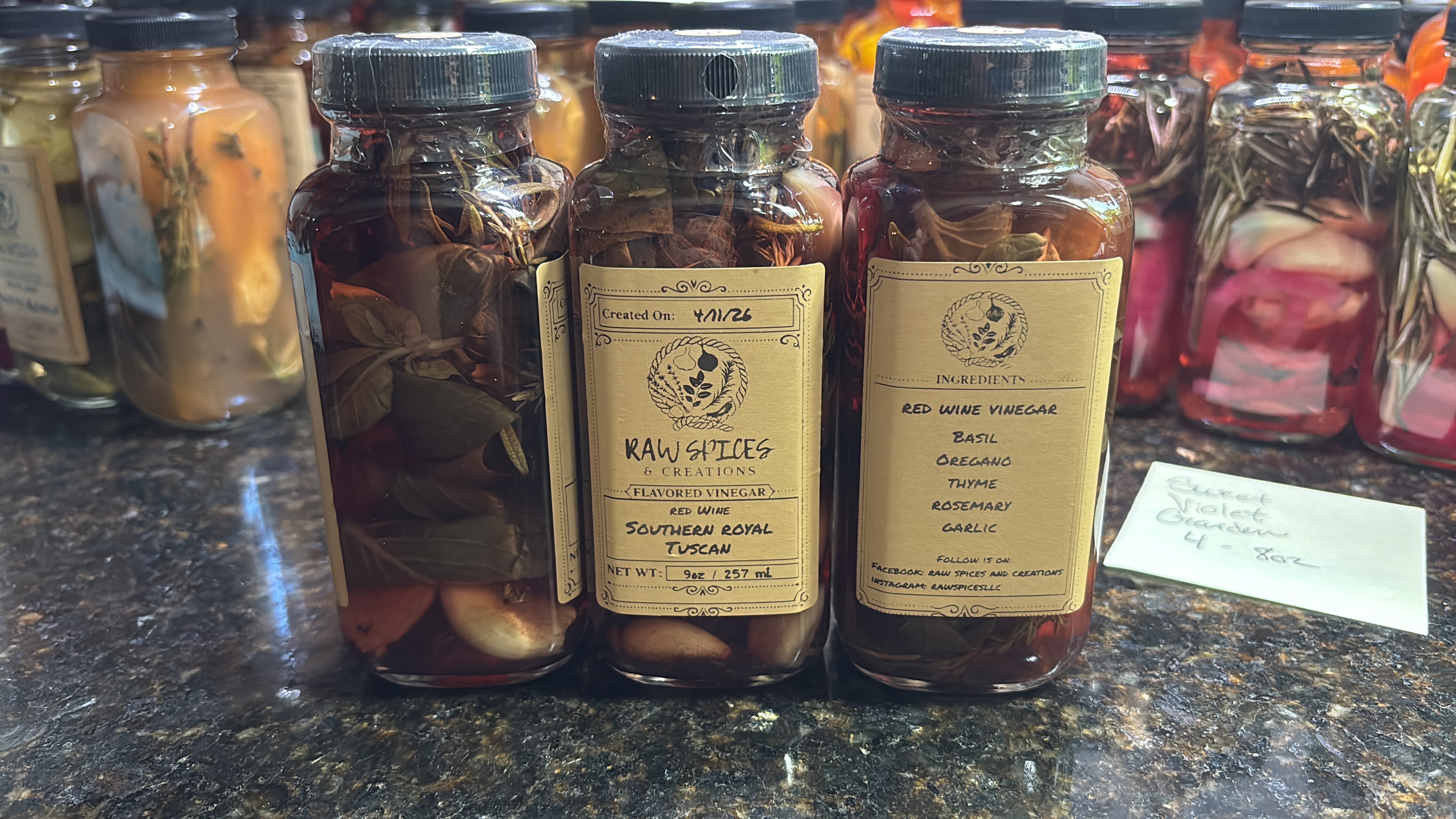 White Wine Mojito Royale Vinegar